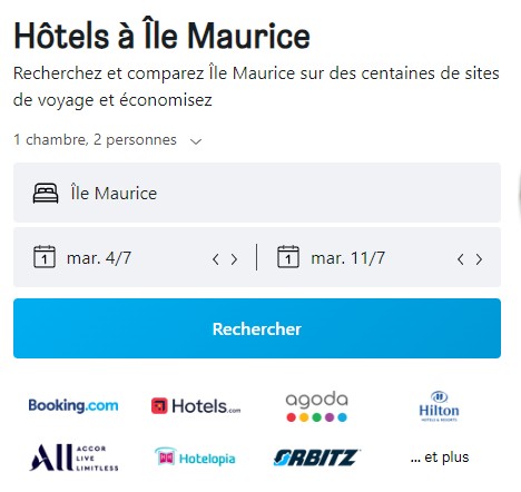 hotelscombined maurice